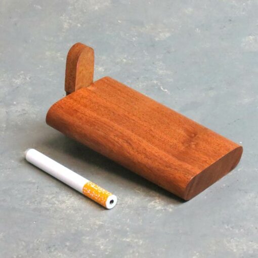 4″ River/Lake System Burned Wood Dugouts w/3″ Metal Cigarette One-Hitter