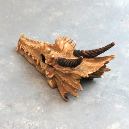 10" Dragon Skull Incense Burner
