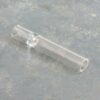 3" Straight Tube Clear Glass Chillums