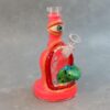 8.5" 'Big Mouth' Bell-Style Glass Water Pipe w/Sculpting and Narrow Mouthpiece