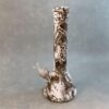 13" Chained Skulls Graphic Glass Water Pipe w/Diffused Downstem & Ice Catch