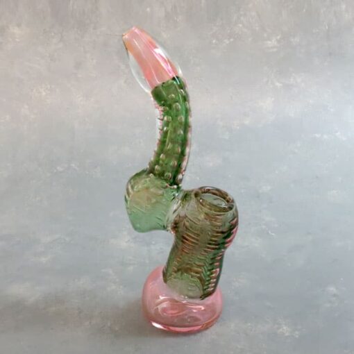 7.5" Two-Tone Inside-Out Bubble Bubbler w/Fuming and Extra Bubbles