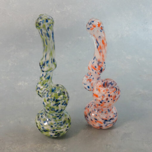 6" Party Dots Small Glass Bubblers