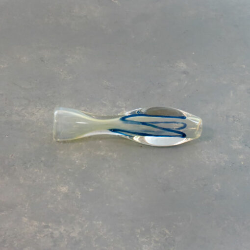 3" Fumed Triangular Color Line Glass Chillums