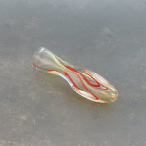 3" Fumed Triangular Color Line Glass Chillums