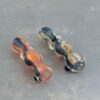 3.5" Fumed' Dichro 'Beaded' Glass Chillums w/Ring & Bump