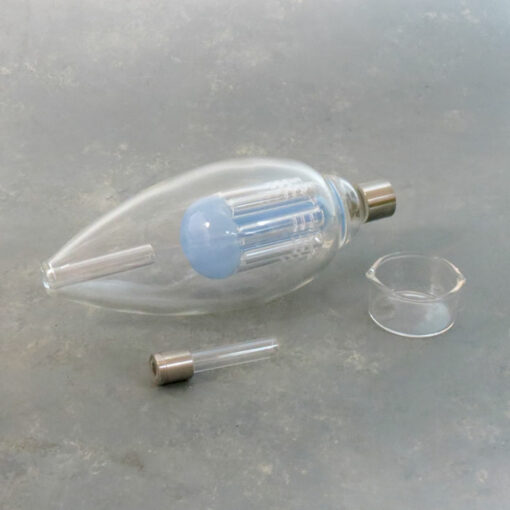 9" Large Bulb Shaped Tree Perc Nectar Collector Kit w/510 Quartz Tip & Glass Bucket