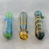 3.5" Deep Color Waterdrop Glass Chillums w/Bump