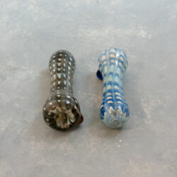3" Smooth Waterdrop Glass Chillums w/Bump