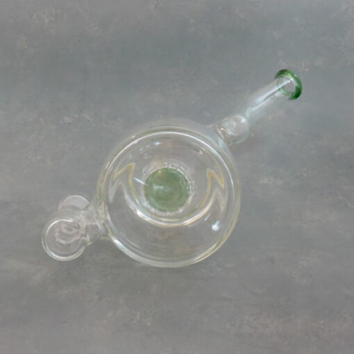 8" Dab-Rig Style Glass Water Pipe w/Disc Perc and Narrow Mouthpiece [Hemper]
