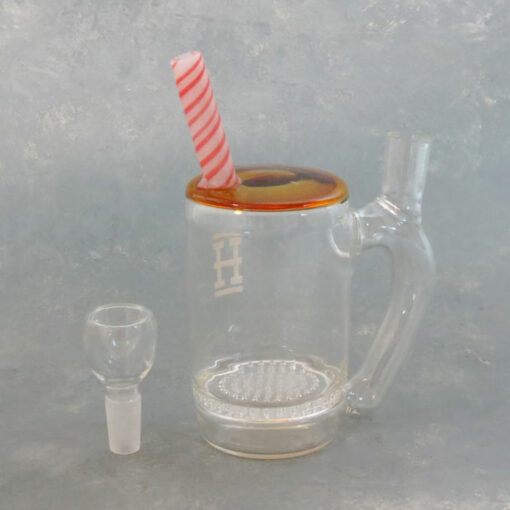 7" Milkshake Recycler Glass Water Pipe [Hemper]