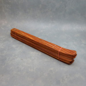 18" Wooden Incense Burners w/Assorted Inlay Designs (12pcs)