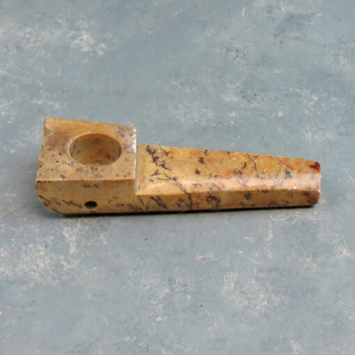 3.625" Stone Hand Pipes w/Notches