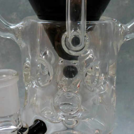 16" Quad Perc Water Ball Recycler Rig Glass Water Pipe