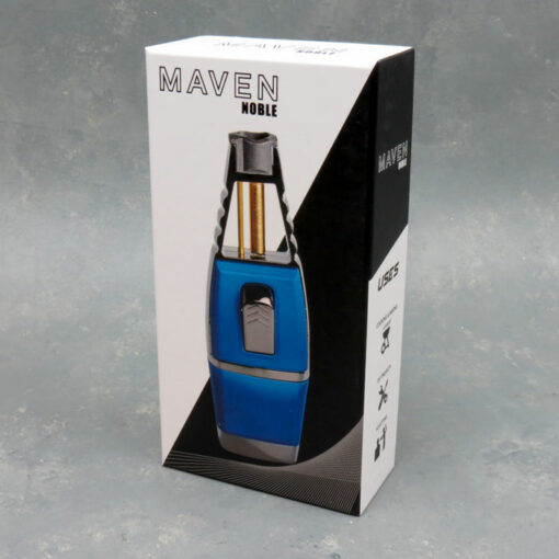 6" Maven Noble Metallic Open-Body Refillable Adjustable Torch Lighter w/Lock