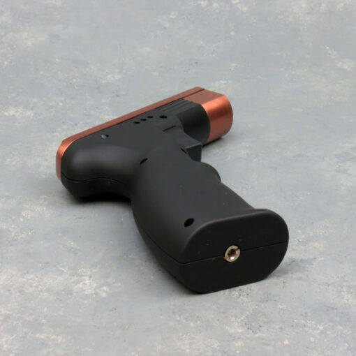 7" Maven Model K Windproof Gun-Style Refillable Adjustable Torch Lighter w/Lock
