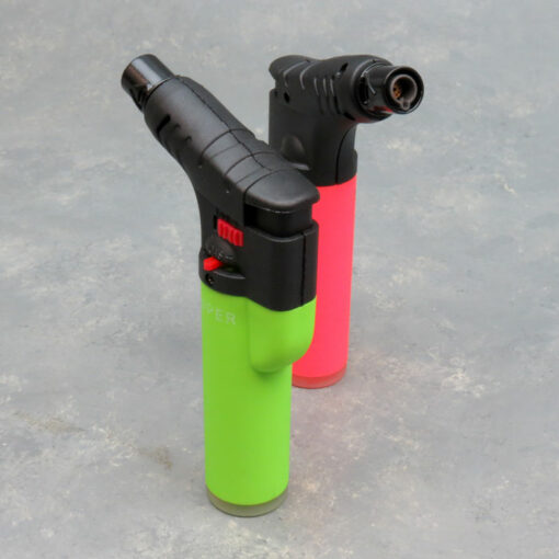 5" Xuper Neon Refillable Adjustable Torch Lighters w/Lock