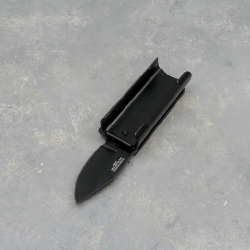 1.5" Rasta Leaf Spring-Assisted Lighter Knife