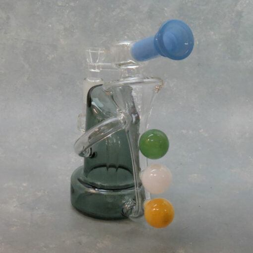 9" Colorful Glass Recycler Rig
