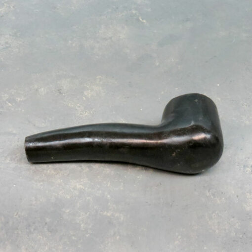 4" Horn Style Stone Hand Pipes w/Carb