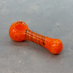 4.5" Bright Twisted Frit Glass Hand Pipes