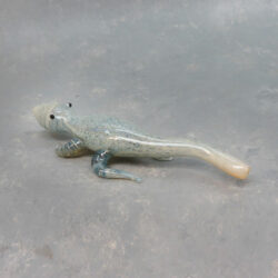 9" Smooth Lizard Glass Hand Pipe w/Carb