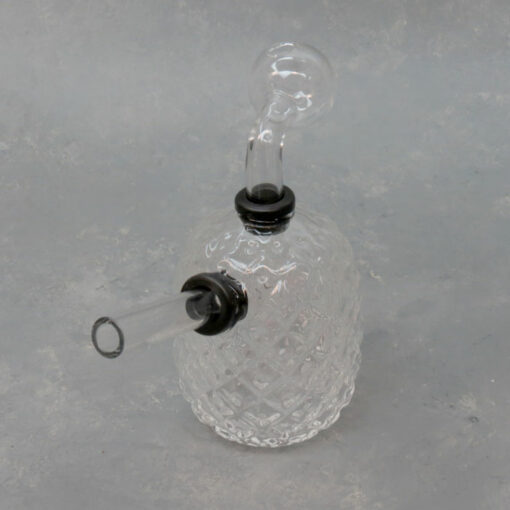 6" Clear Pineapple Oil Burner/Bubbler/Water Pipe