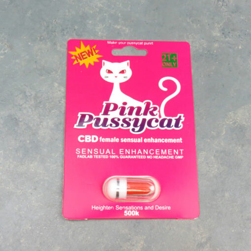 Pink Pussycat CBD Female Sensual Enhancement Single Pill - 24 Counts Per Box