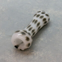 3.25" Spotted Chillums w/Flattened Mouthpiece