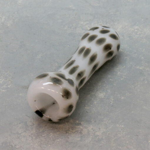 3.25" Spotted Chillums w/Flattened Mouthpiece