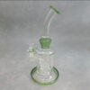 11" Contoured Glass Water Pipe w/Showerhead Perc