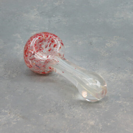 4" Spoon-Style Frit Glass Hand Pipes w/Carb
