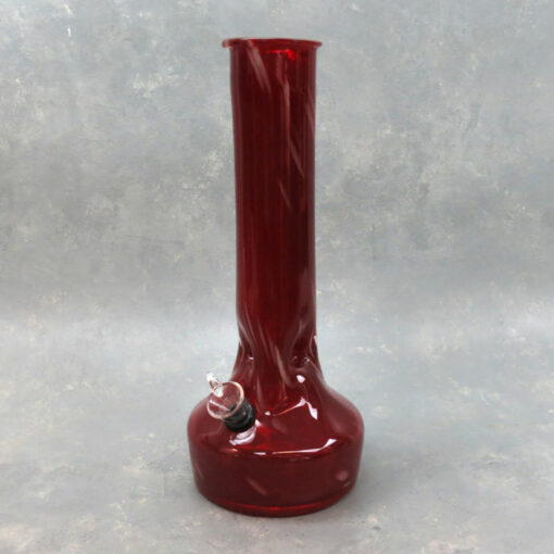 11.5" Semi-Opaque Vase Style Soft Glass Water Pipe w/Ice Catch