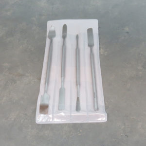 6" - 7" Stainless Steel Dab Tools (4pcs/pk)