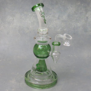 9.5" Hipster Glass UFO Perc Water Pipe/Oil Rig w/Bent Mouthpiece & Banger