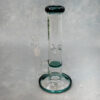 9" Narrow Single Honeycomb Perc Glass Water Pipe w/Ice Catch