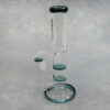 10" Narrow Double Honeycomb Perc Glass Water Pipe w/Ice Catch