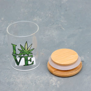 50mm NeverXhale Bamboo & Glass Jars
