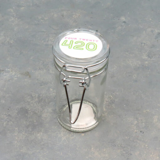 3.5" 420 Storage Latch Glass Jars