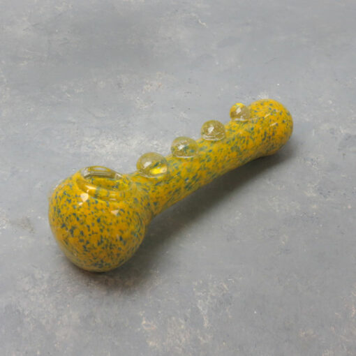 6" Large Bumps Frit Glass Hand Pipes