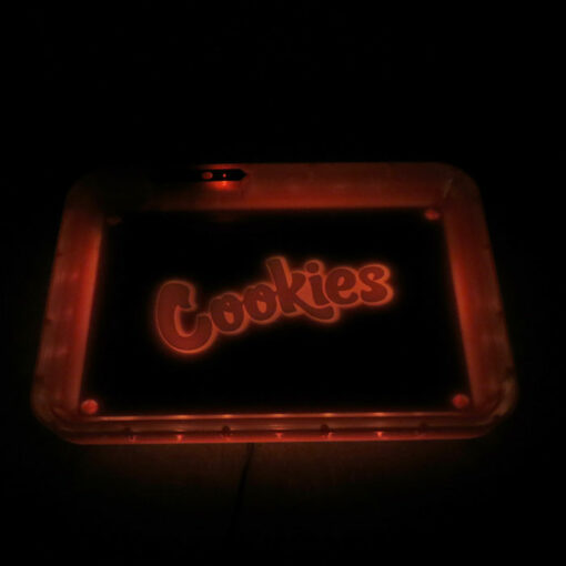 11"x8.25" Cookies Glow Tray USB-C RGB Cleaning Tray
