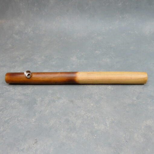 13.66" Bamboo Steamroller Pipe w/Metal Bowl