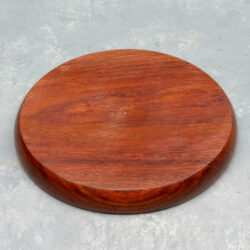 5" 'Meander Namaste' Wooden Incense Burner Disc