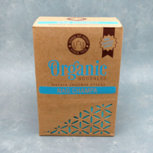12pk Organic Goodness Nag Champa Incense Sticks (15g packs) + 12 Testers