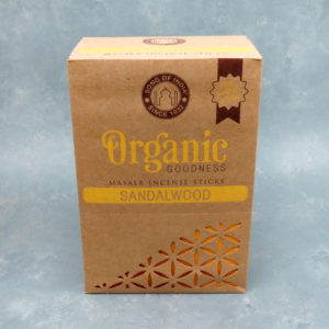 12pk Organic Goodness Sandalwood Incense Sticks (15g packs) + 12 Testers