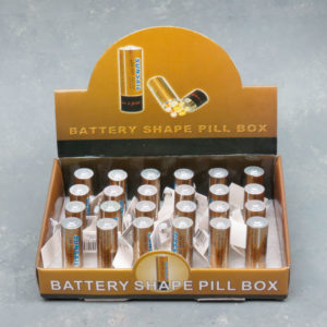 2" AA Battery Pill Boxes (24-count display)
