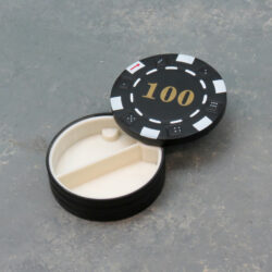 1.5" Poker Chip Pill Boxes (24-count display)