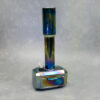 12" Iridescent 'Godly Hammer' Soft Glass Water Pipe