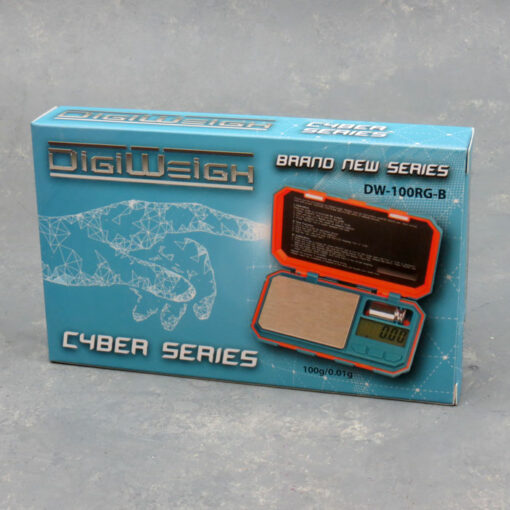 DigiWeigh Cyber Series DW-100RG Digital Pocket Scale w/50g Calibration Weight 100g x 0.01g