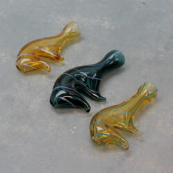 3.25" Pinstripe Notched Glass Chillums/Blunt Holders